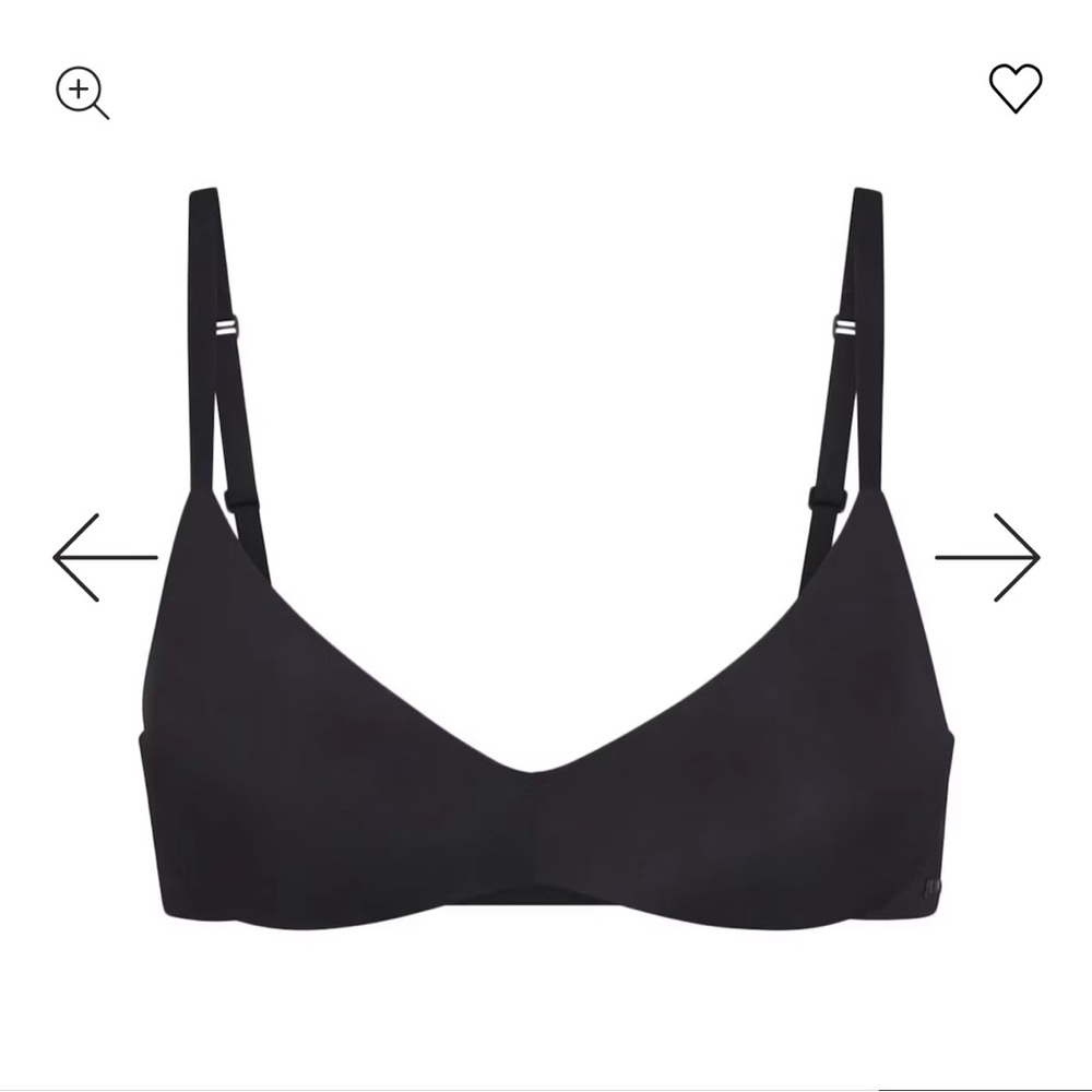 NWT SKIMS Wireless Form Push Up Plunge Bra, 38B